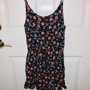 Floral-Patterned Romper